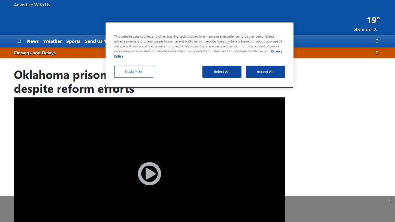 Oklahoma prison population continues to grow despite reform efforts